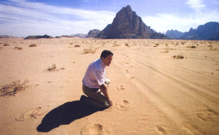 JJ Benítez en Jordania (2006).
