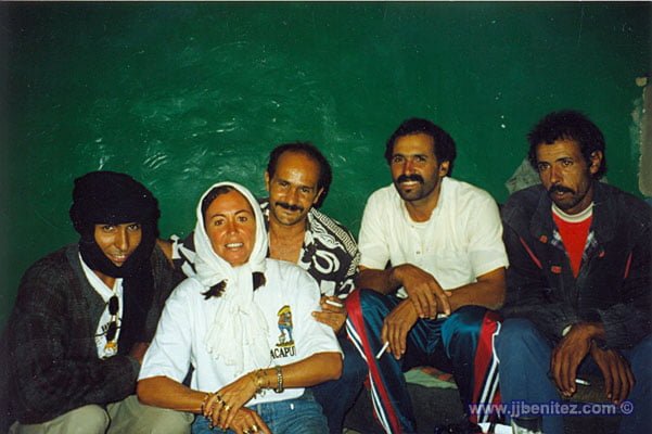 Blanca, con los prisioneros marroquíes