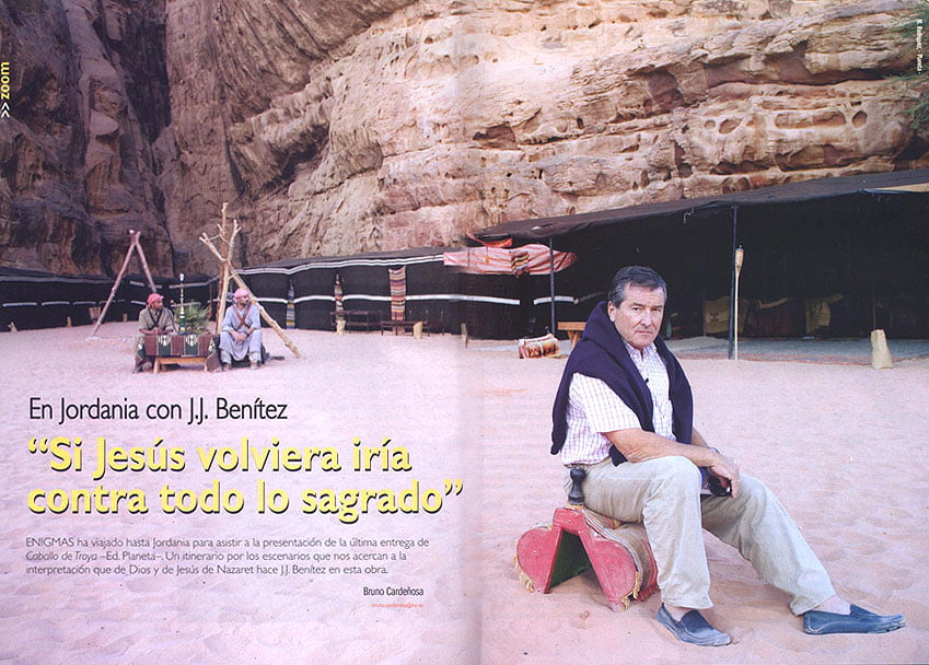 JJ Benítez en Jordania