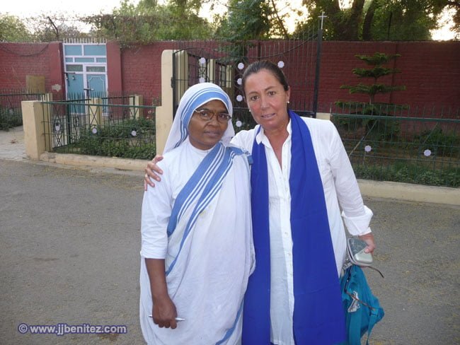 La religiosa que nos acompañó en la visita a la casa de la Caridad (Foto R.M.Paraíso)