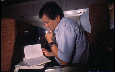 Hablando con Dios, a 33000 pies
