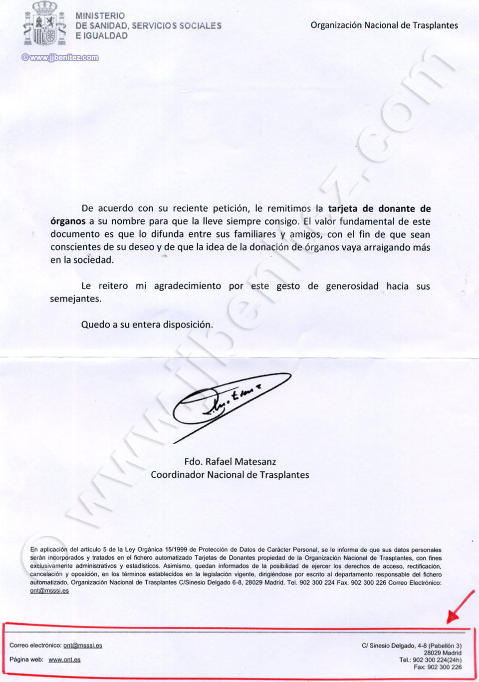 Web jjbenitez.com