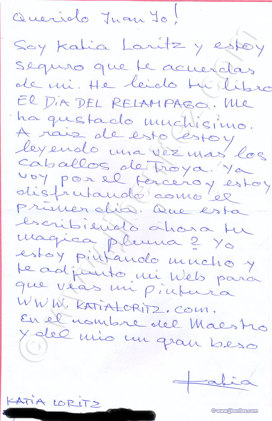 Carta de Katia