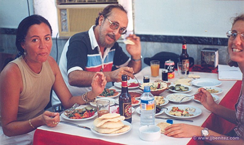 Blanca, Hayyim y Lara Benítez.