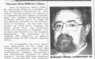 Así engañó Ballester Olmos a la MUFON